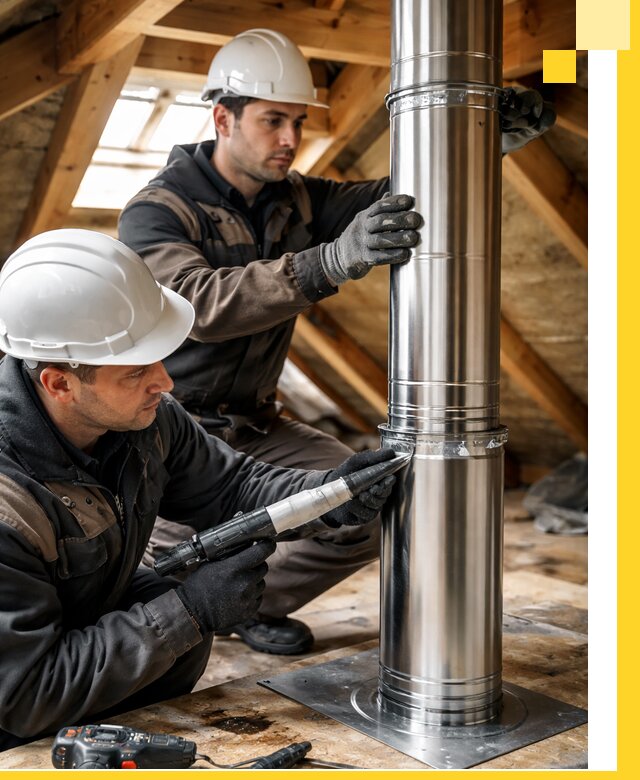 Монтаж дымоходов для каминов в Петропавловске-Камчатском с гарантией качества