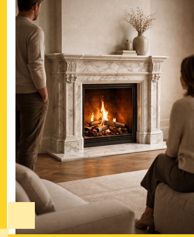 Мраморные камины под ключ в Петропавловске-Камчатском от 259025 р. | ЭриданПтк