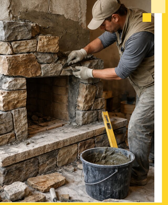 Изготовление и установка каменных каминов под ключ в Петропавловске-Камчатском