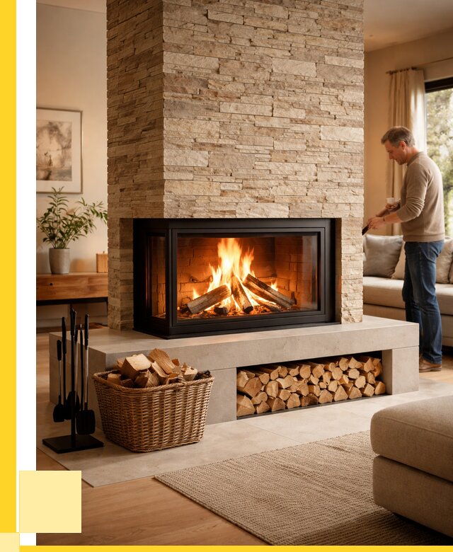 Дровяной камин под ключ в Петропавловске-Камчатском от 207220 р. | ЭриданПтк