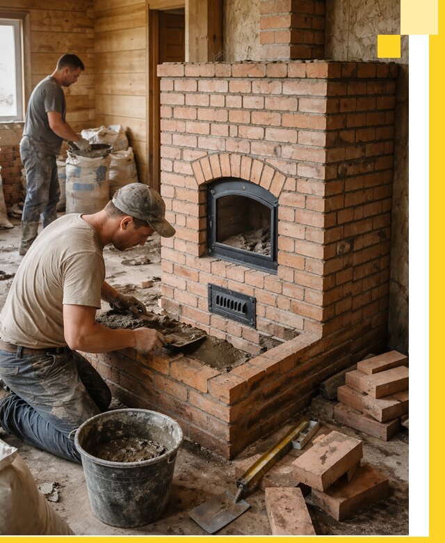 Профессиональное строительство печей в Петропавловске-Камчатском под ключ