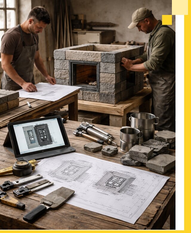 Разработка проектов печей с согласованием и монтажом в Петропавловске-Камчатском