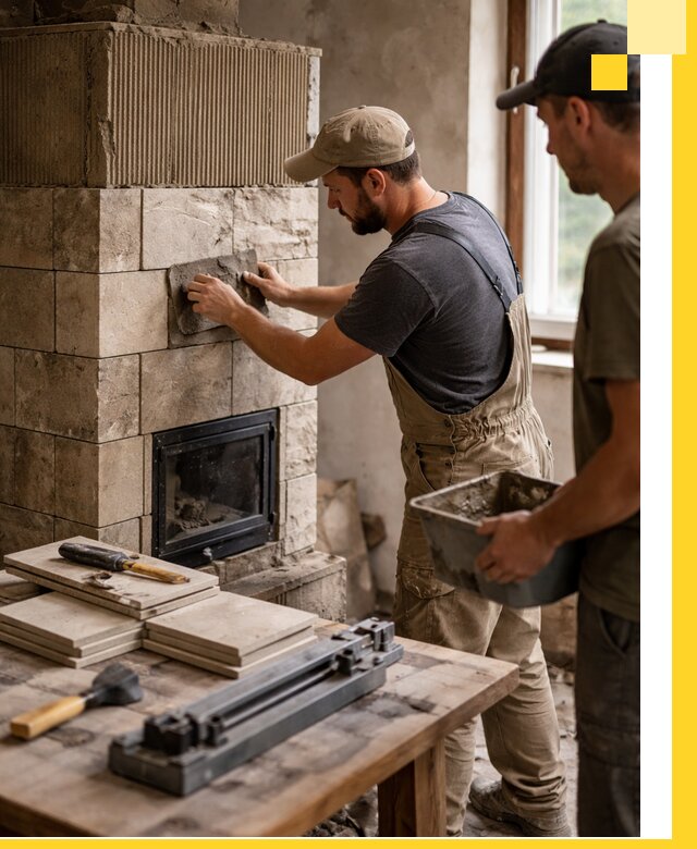 Профессиональная облицовка печей в Петропавловске-Камчатском: керамика и камень