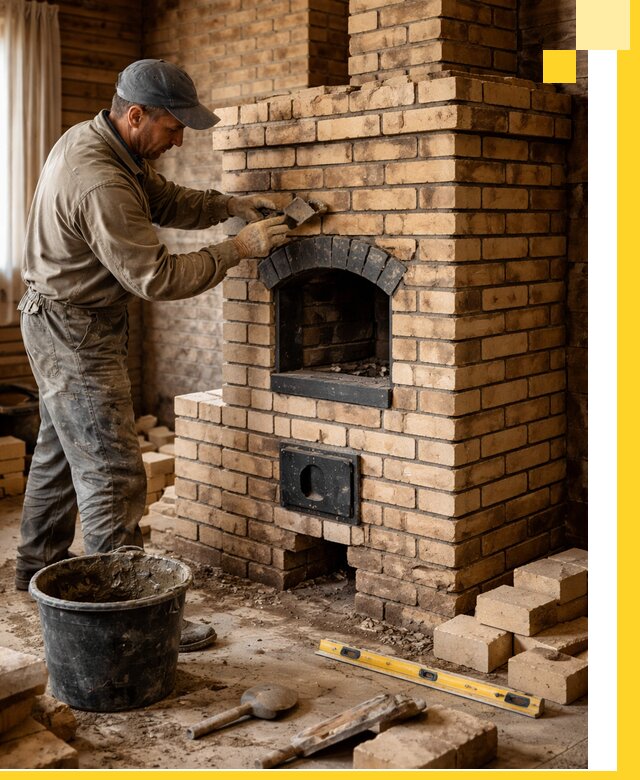 Кирпичные печи под ключ в Петропавловске-Камчатском: проектирование и кладка