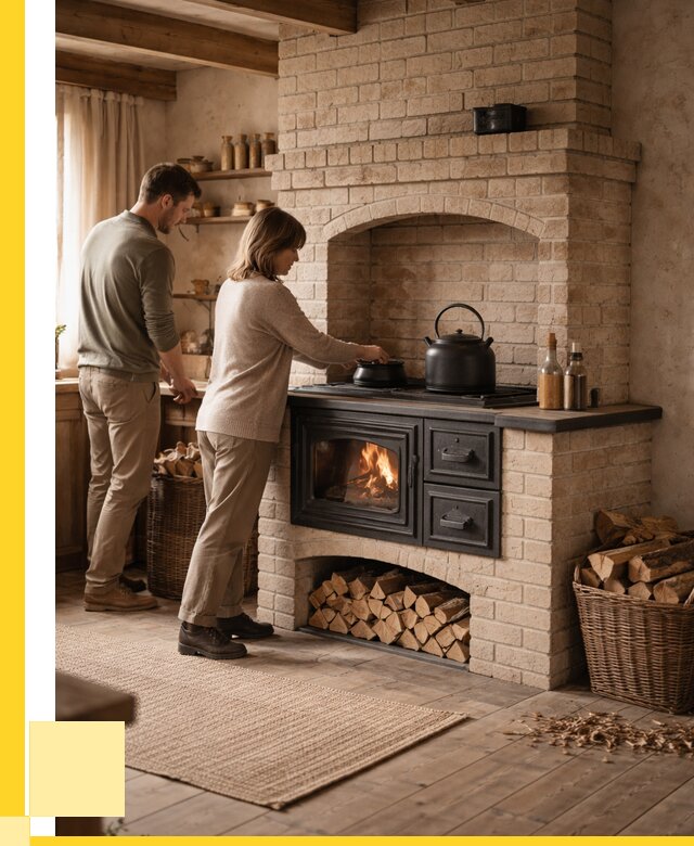 Печи с плитой в Петропавловске-Камчатском от 46625 р. | ЭриданПтк — кирпичная печь