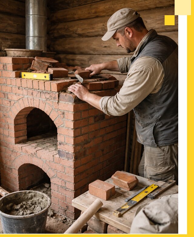 Изготовление и установка русских печей в Петропавловске-Камчатском под ключ