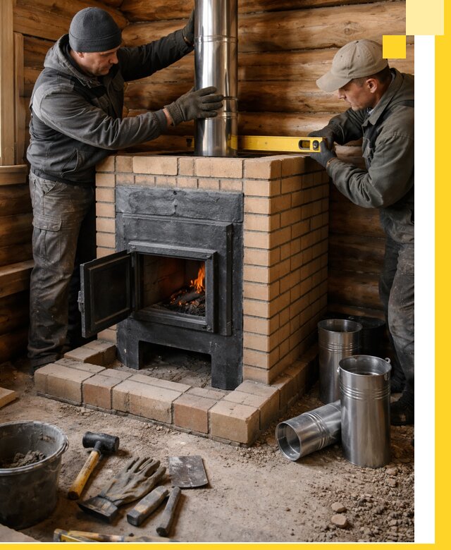 Проектирование, изготовление и установка банных печей в Петропавловске-Камчатском