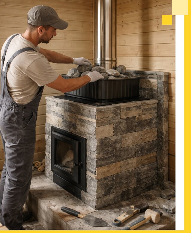 Печи для парной в Петропавловске-Камчатском, производство, монтаж и обслуживание