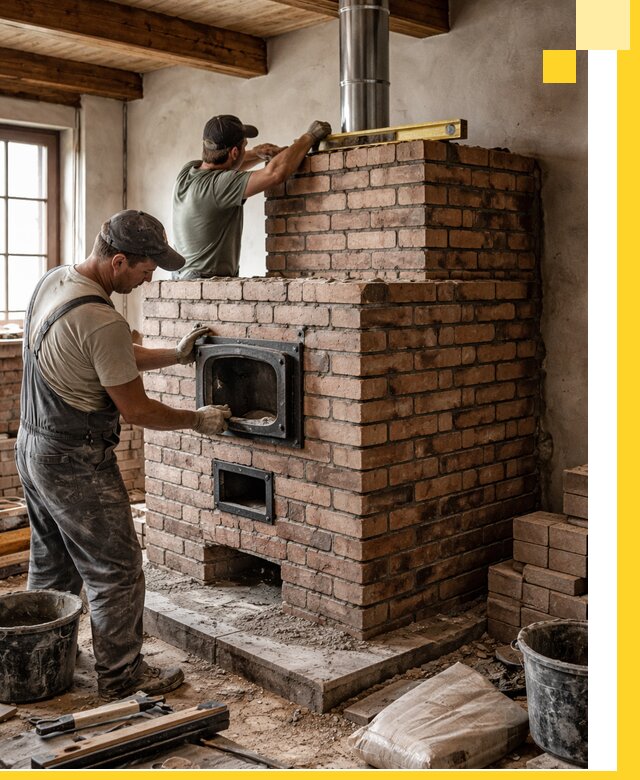 Печи для загородного дома под ключ в Петропавловске-Камчатском — монтаж и сервис