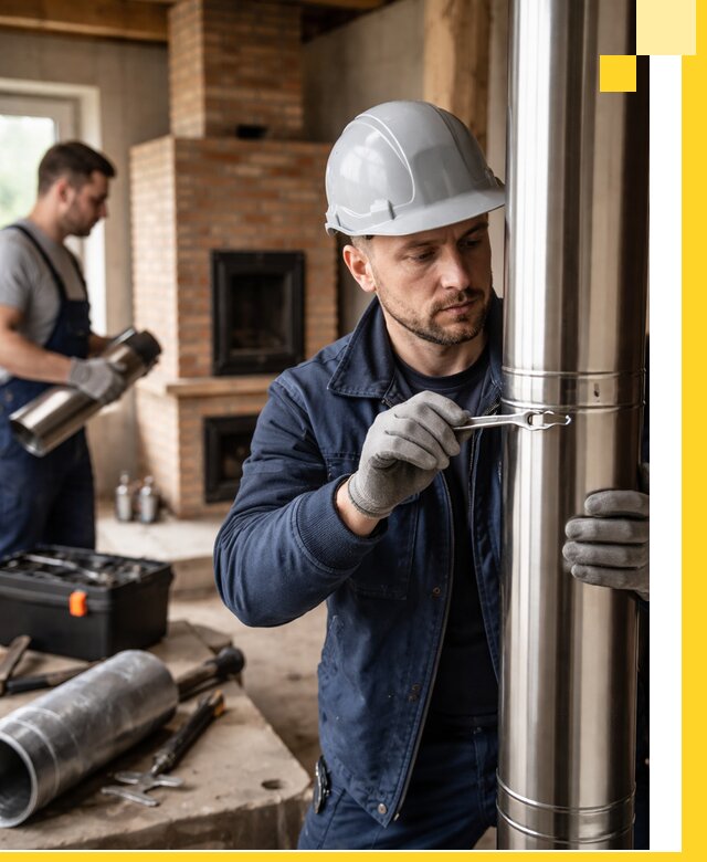 Профессиональный монтаж дымоходов для печей в Петропавловске-Камчатском