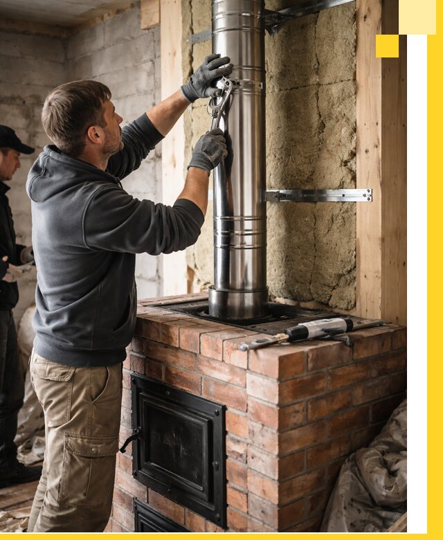 Изготовление и монтаж печей и дымоходов под ключ в Петропавловске-Камчатском