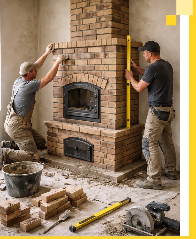 Продажа и установка печей и каминов для дома под ключ в Петропавловске-Камчатском