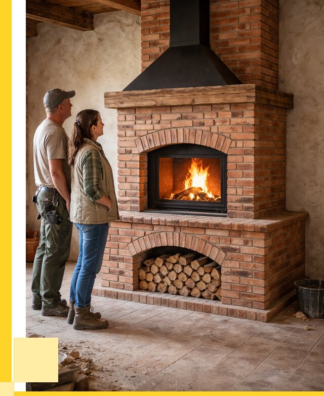 Печи камины из кирпича в Петропавловске-Камчатском от 124332 р. | ЭриданПтк