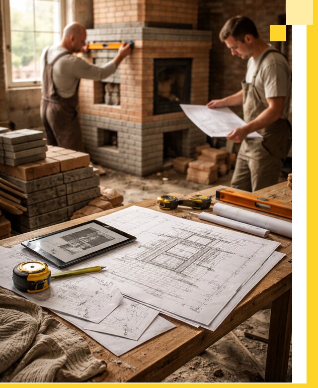 Проекты печей и каминов с индивидуальным дизайном в Петропавловске-Камчатском