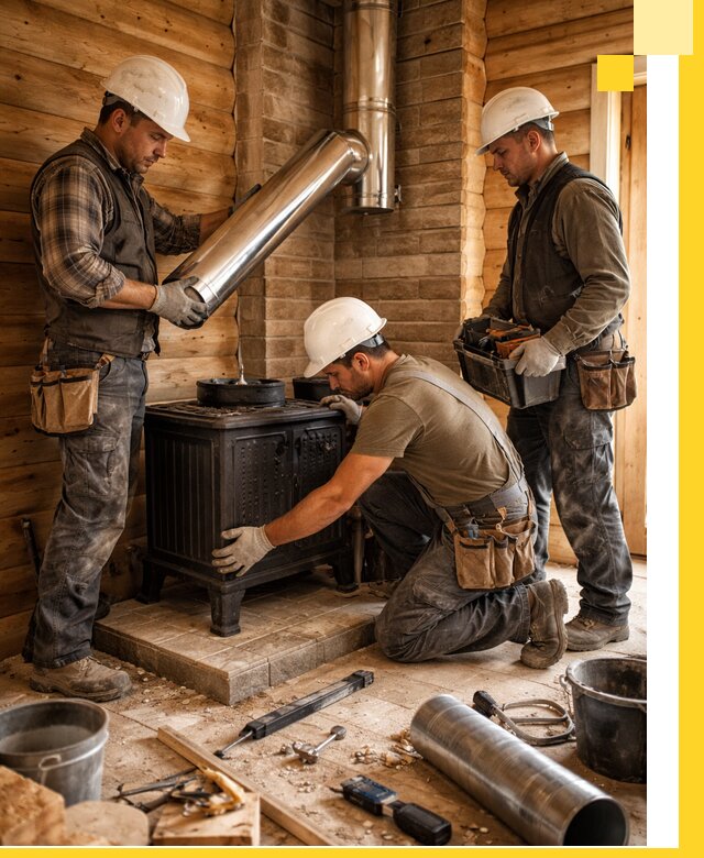 Профессиональный монтаж банных печей и дымоходов в Петропавловске-Камчатском