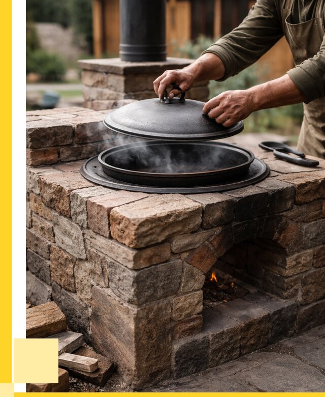 Печи для казана в Петропавловске-Камчатском по цене от 18650 р. | ЭриданПтк