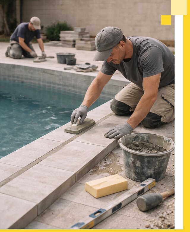 Отделка бассейнов в Петропавловске-Камчатском: декоративная отделка и гидроизоляция