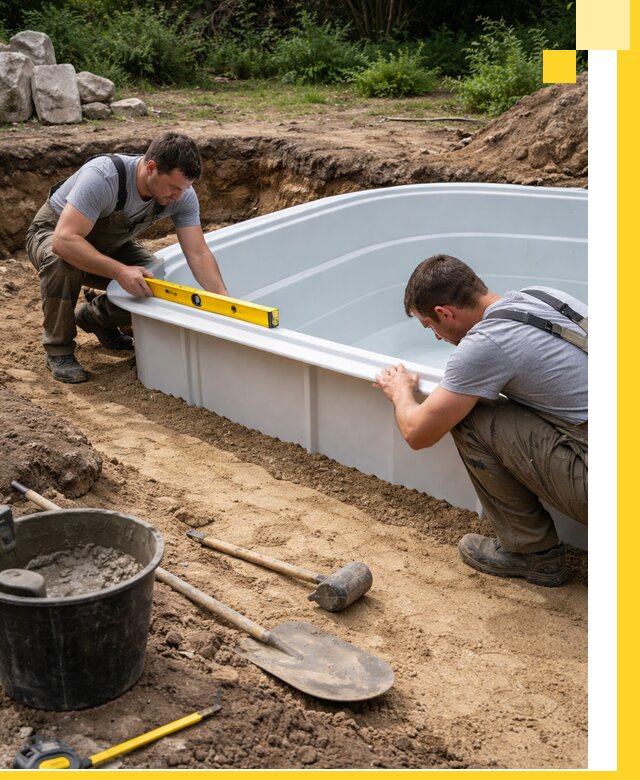 Производство и установка пластиковых бассейнов в Петропавловске-Камчатском под ключ