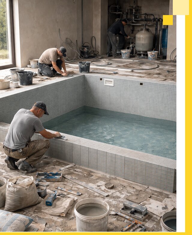 Строительство и монтаж бассейнов в помещении в Петропавловске-Камчатском