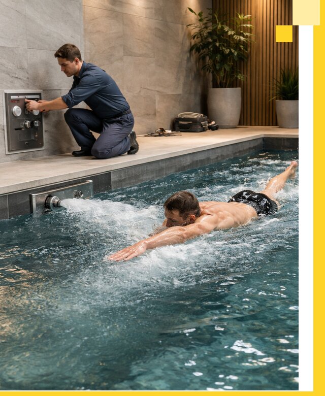 Проектирование и монтаж бассейнов с противотоком в Петропавловске-Камчатском