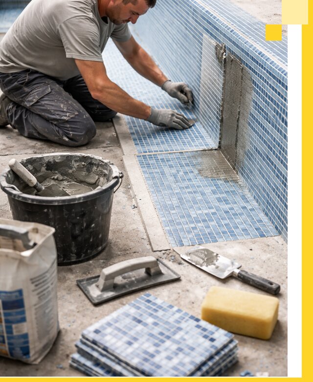 Укладка и ремонт мозаики для бассейнов под ключ в Петропавловске-Камчатском