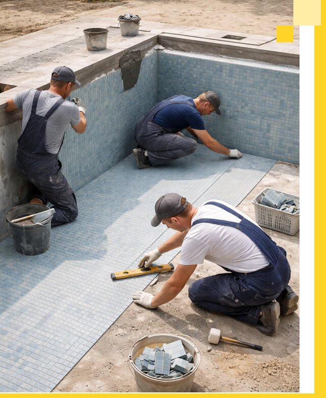 Укладка и установка плитки для бассейнов под ключ в Петропавловске-Камчатском