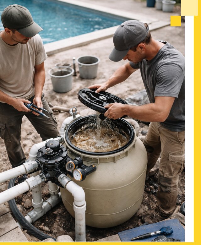 Установка и обслуживание песочных фильтров для бассейнов в Петропавловске-Камчатском