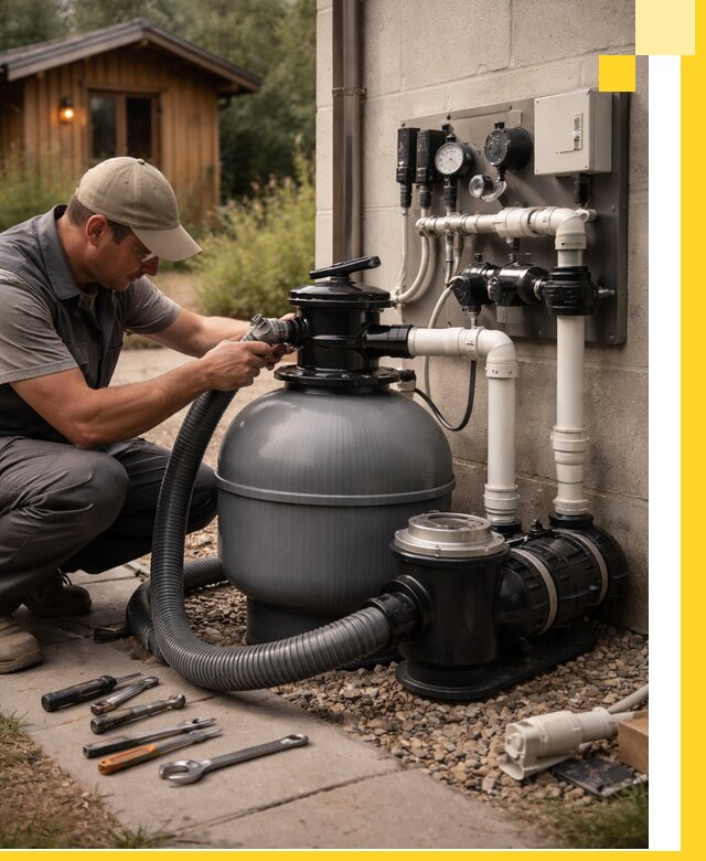 Продажа и монтаж фильтров и насосов для бассейнов в Петропавловске-Камчатском