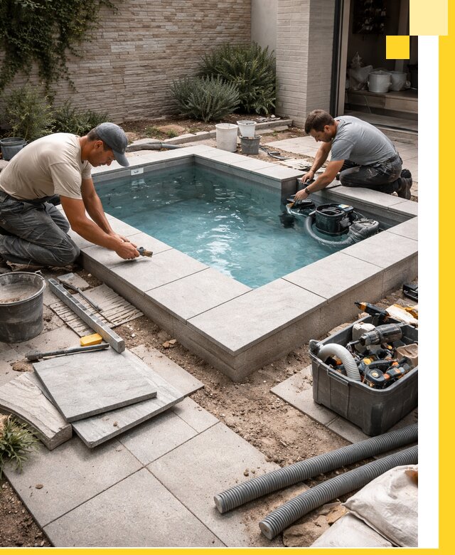 Мини бассейны под ключ в Петропавловске-Камчатском, дизайн и установка