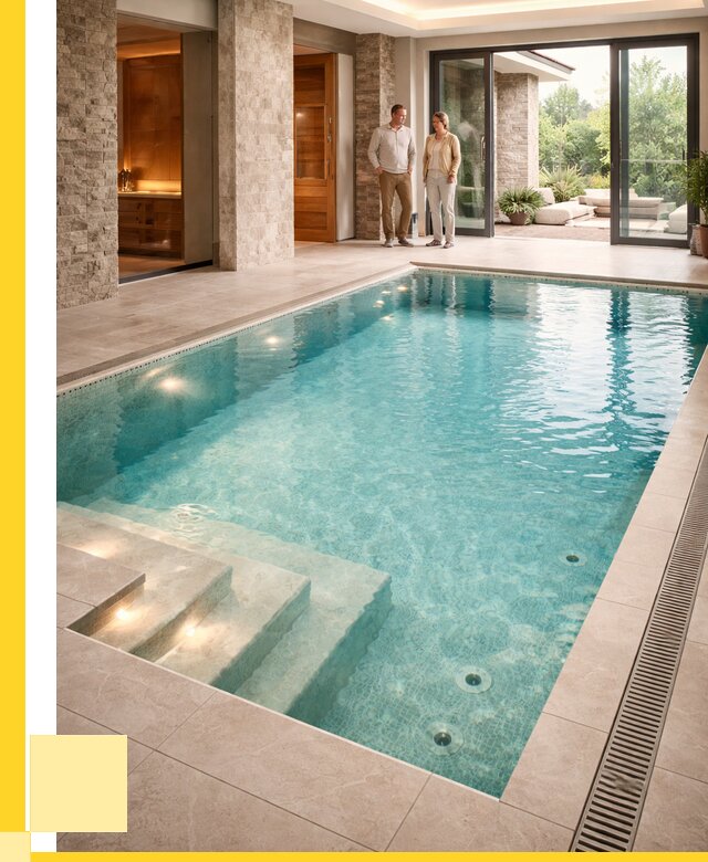 Бассейн во дворе в Петропавловске-Камчатском: проект, отделка от 1243320 р. | ЭриданПтк