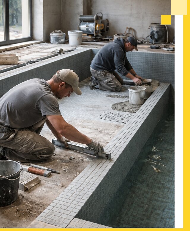 Строительство бассейна в частном доме в Петропавловске-Камчатском под ключ