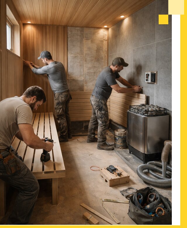 Сауны под ключ в Петропавловске-Камчатском, проектирование, строительство, отделка