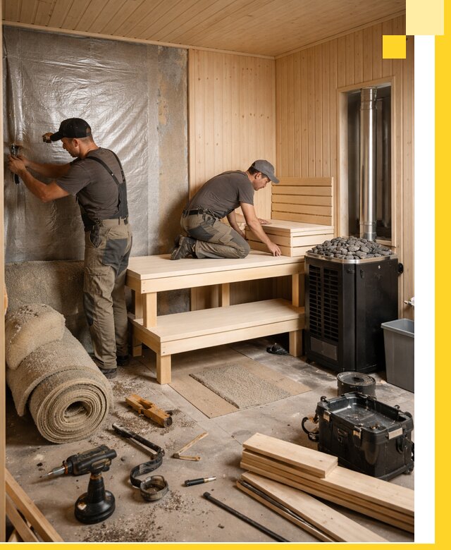 Проекты саун под ключ в Петропавловске-Камчатском дизайн и строительство