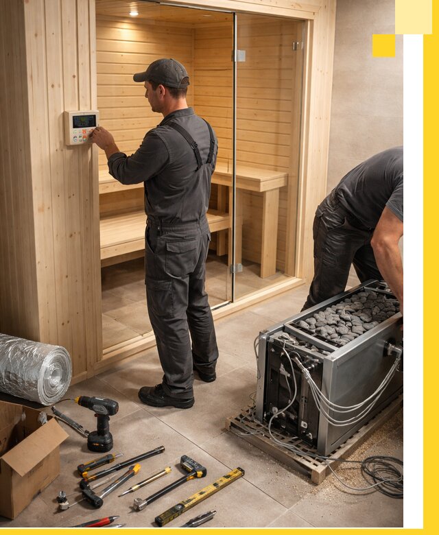 Поставка, установка и монтаж электрических саун в Петропавловске-Камчатском