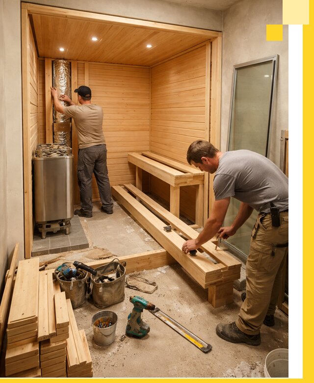 Проектирование и установка домашних саун под ключ в Петропавловске-Камчатском