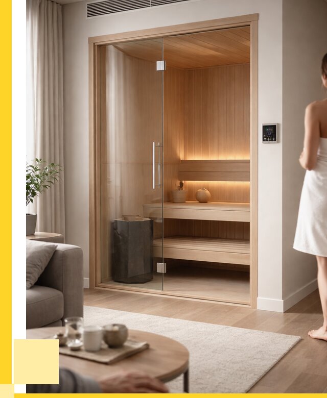 Сауна в квартире под ключ в Петропавловске-Камчатском от 124332 р. ЭриданПтк