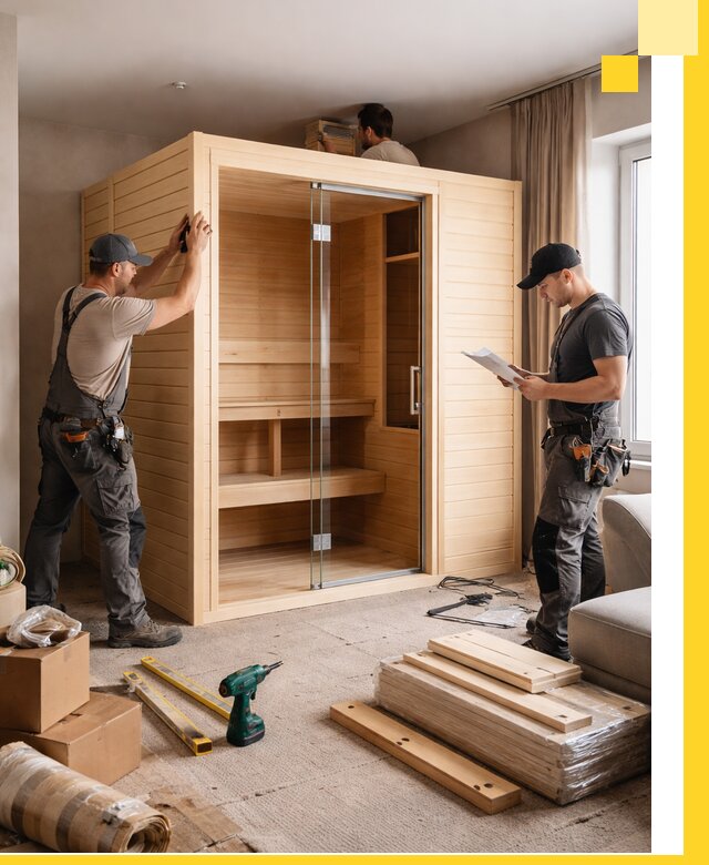 Установка и благоустройство саун в квартире в Петропавловске-Камчатском