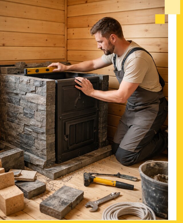 Производство и установка печей для саун под ключ в Петропавловске-Камчатском