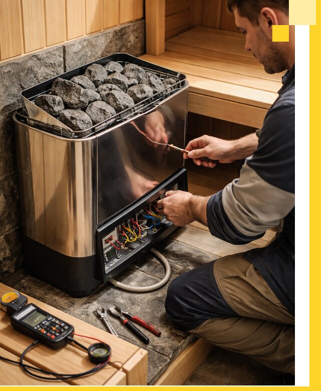 Продажа и установка электрокаменок для саун в Петропавловске-Камчатском