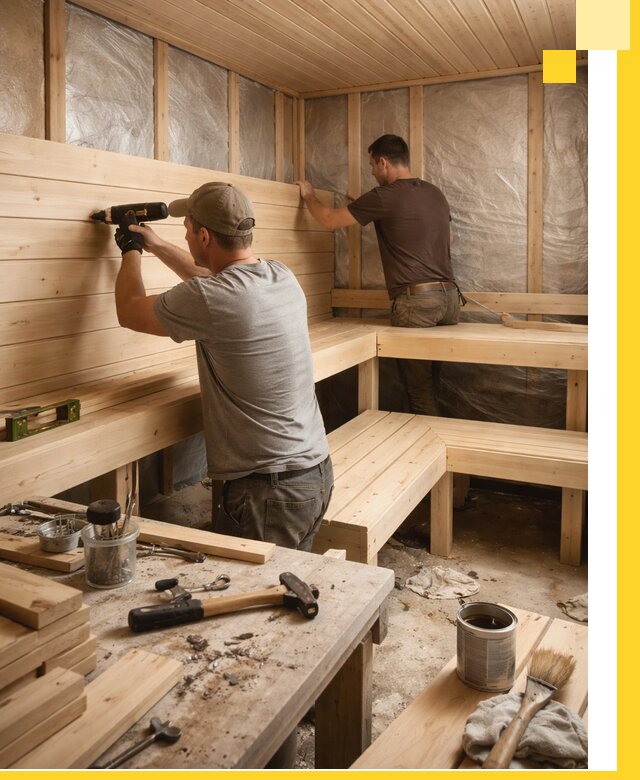 Профессиональная отделка бань и саун под ключ в Петропавловске-Камчатском