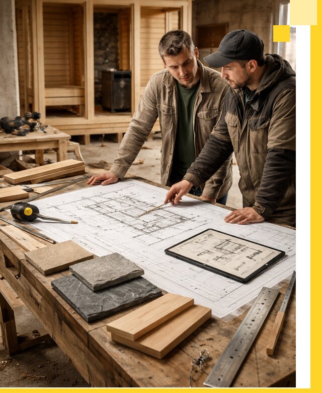 Проекты бань под ключ и планы строительства в Петропавловске-Камчатском