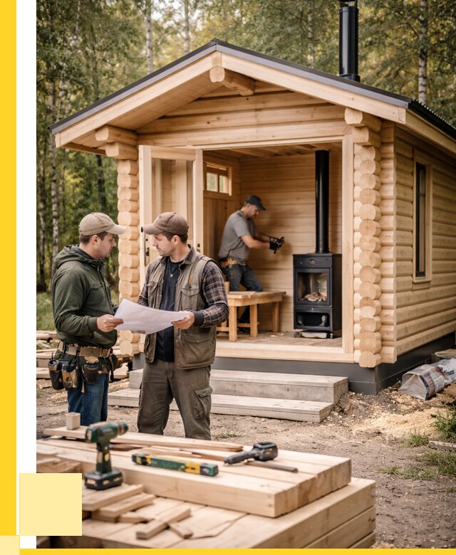 Монтаж бань под ключ в Петропавловске-Камчатском — от 207220 р. | ЭриданПтк