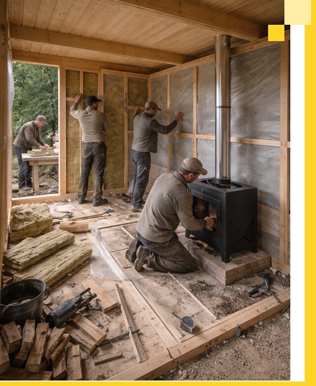 Профессиональный монтаж бань под ключ в Петропавловске-Камчатском для дома