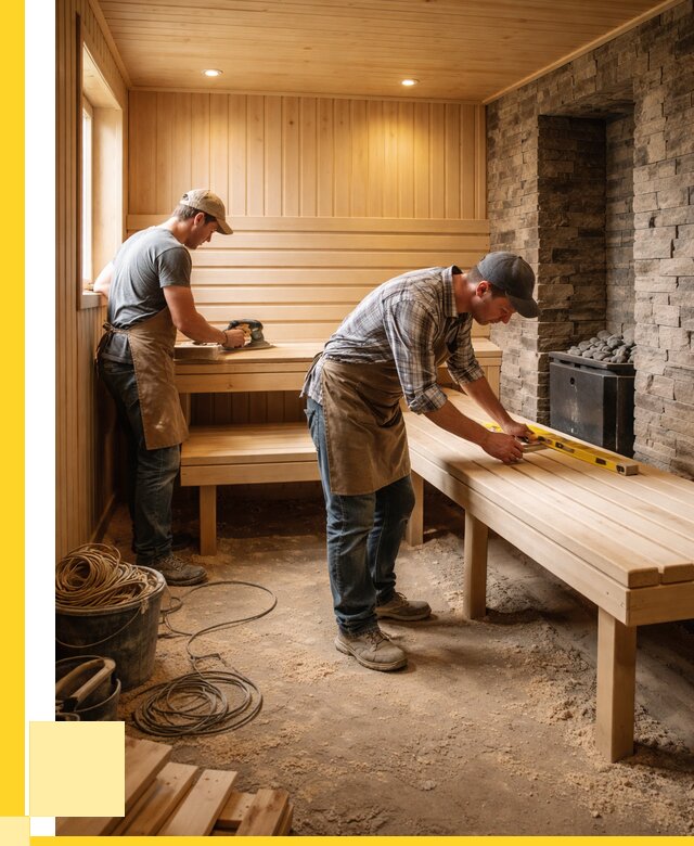 Отделка бани в Петропавловске-Камчатском: внутренняя отделка от 3108 р. | ЭриданПтк