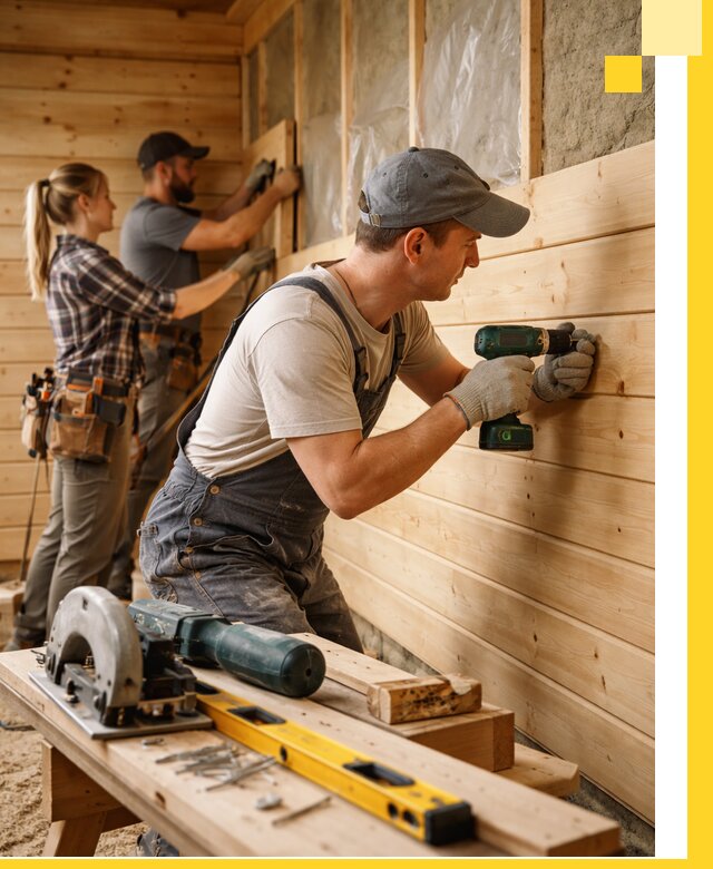 Обшивка бань под ключ в Петропавловске-Камчатском: отделка стен и потолков