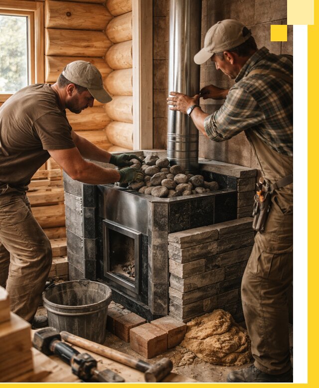 Строительство и отделка русских бань под ключ в Петропавловске-Камчатском