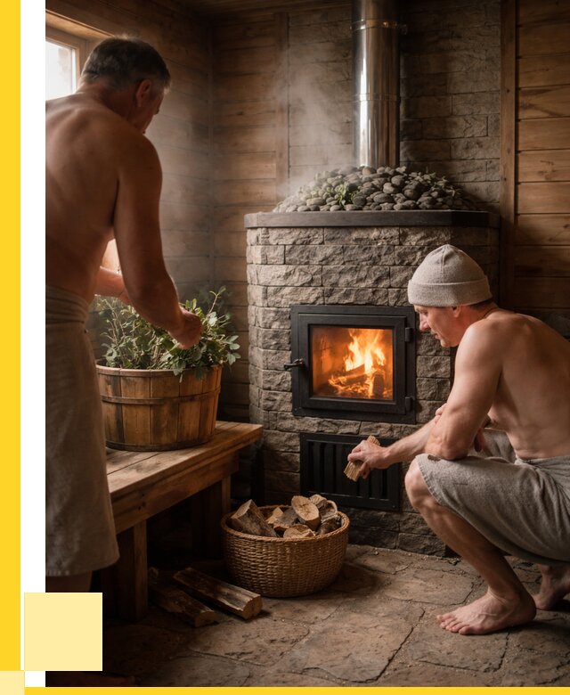 Банные печи под ключ в Петропавловске-Камчатском от 46625 р. | ЭриданПтк кирпичная