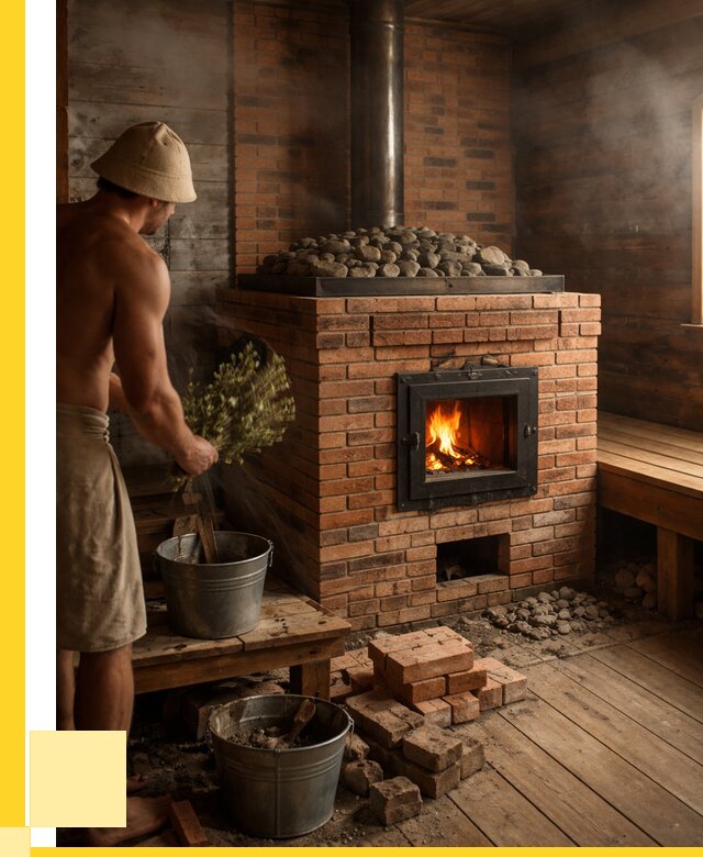 Кирпичные банные печи в Петропавловске-Камчатском от 93249 р. | ЭриданПтк