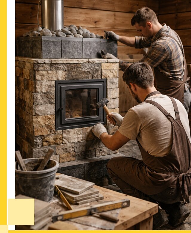 Облицовка банной печи в Петропавловске-Камчатском от 15542 р. | ЭриданПтк