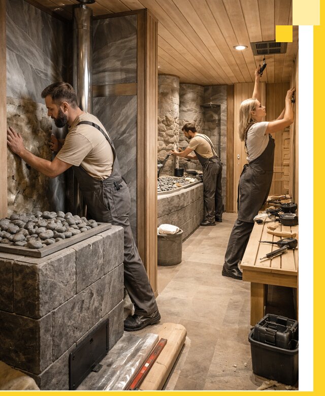 Строительство бань и SPA процедур в Петропавловске-Камчатском под ключ и отделкой